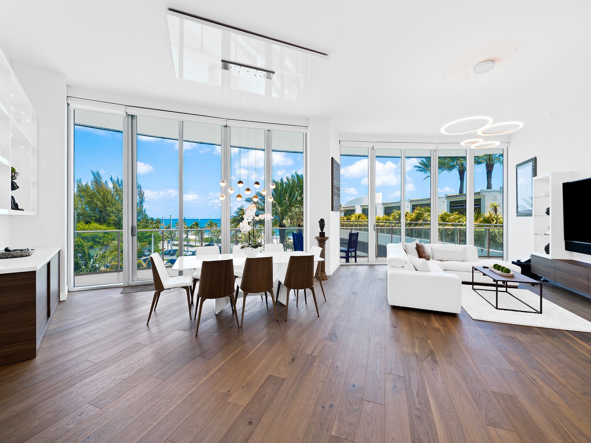 Living room of paramount residences 302