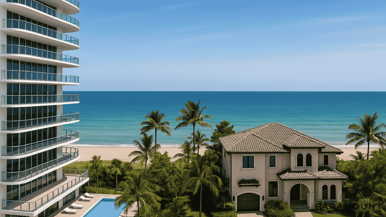 Beachfront Condo Over a Single-Family Home