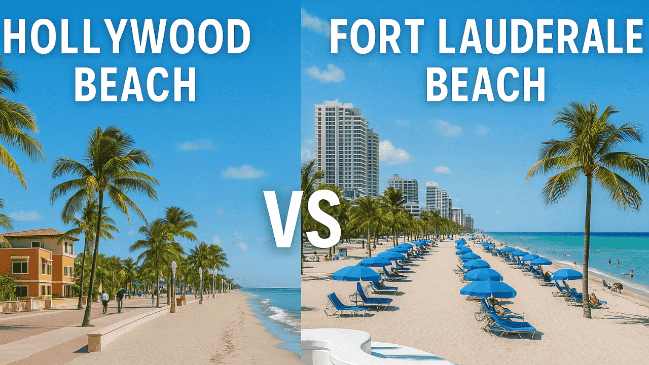 Hollywood Beach vs. Fort Lauderdale Beach