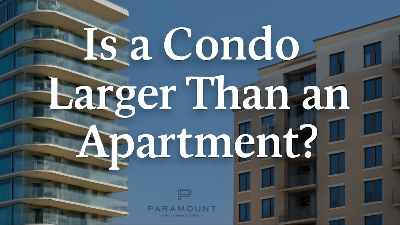 Is a Condo Larger Than an Apartment
