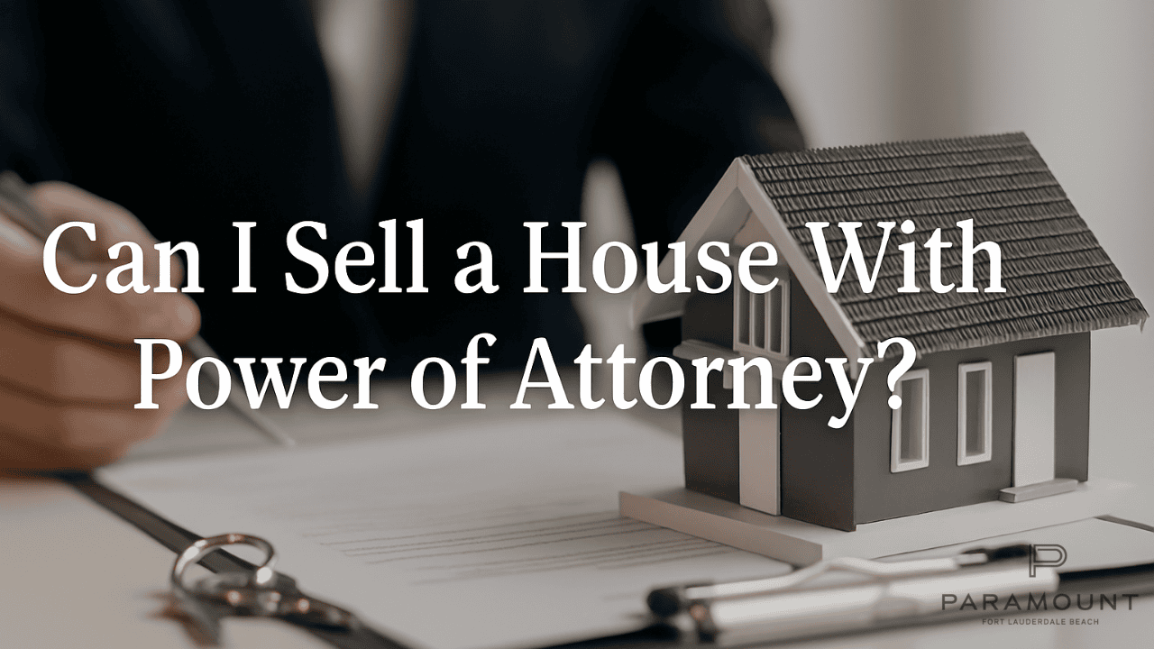 Can I Sell a House With Power of Attorney