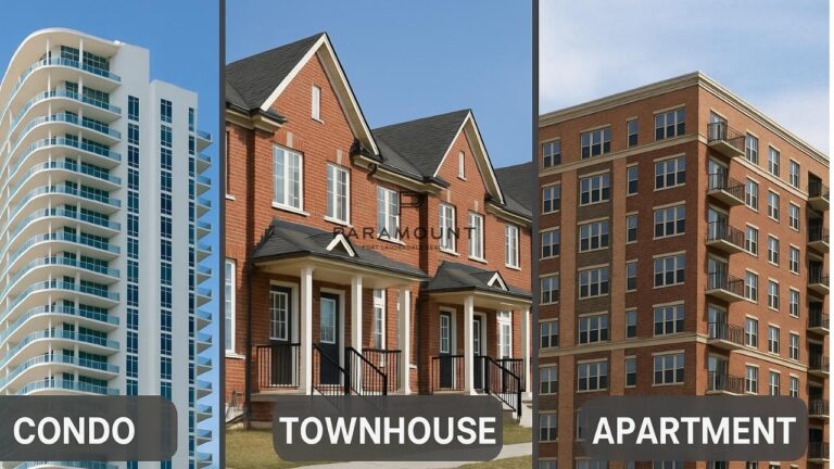 Condo vs. Townhouse vs. Apartment
