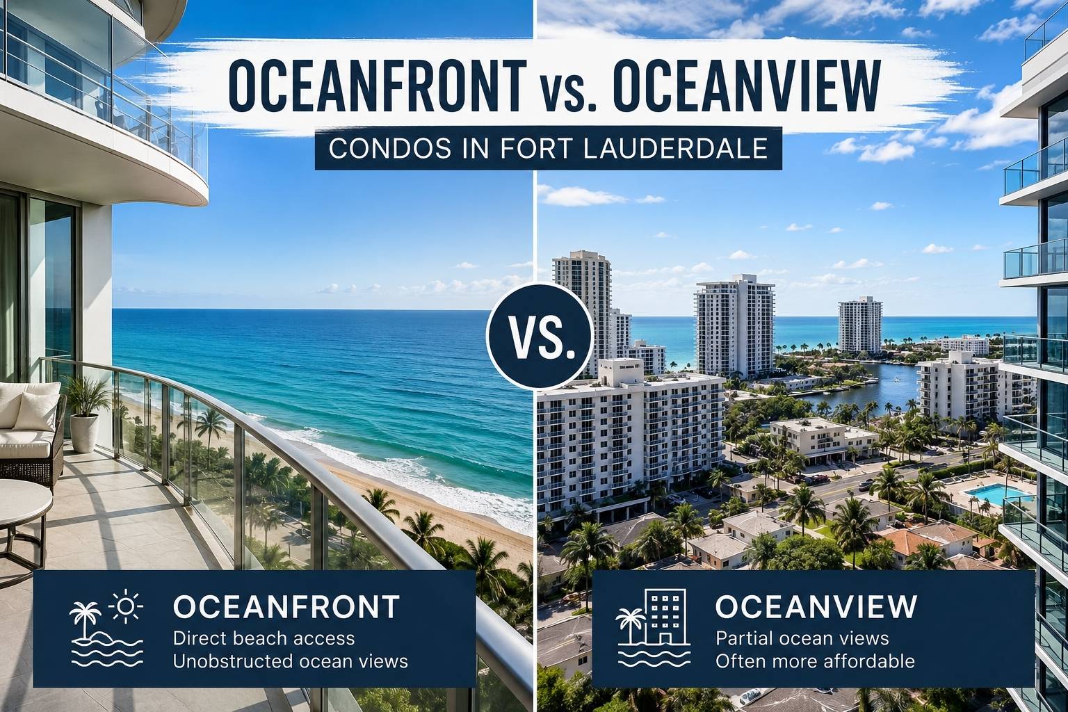 Oceanfront vs. Oceanview Condos in Fort Lauderdale